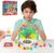 iYuePeng 32 Pcs Tetra Balance Tower Stacking Games Team Building Blocks Board Game for Kids & Adult, Drop The Pile of Tower STEM Toys for 2 Players, Family, Parties, Travel