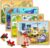 Puzzles for Kids Ages 4-6, Set of 4 Packs with 24-Piece,Preschool Educational Brain Teaser Toys for Boys and Girls 3-8 Years Old