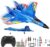 RC Plane Remote Control Glider Airplanes 2.4 GHZ 2 Channels, Easy to Fly RC Fighter, Remote Control Aircraft with Automatic Balance Gyro for Adult Kids Beginner