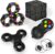 5Pcs Fidget Toys Adults Set, Autism Sensory Pack with figette Cube Magnetic Rings Pad ADHD Stress Relief for Kids Teen, Cool Gadget Desk Spinner Christmas Stocking Stuffer