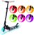 Aero 2 Wheel Kick Scooter for Kids Ages 5-7 or 5-8 or 6-10 or 6-12 with Dynamic Lights, Scooters for Boys and Girls 6 Years and Up with Light up Wheels and Deck