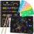 Smasiagon Scratch Paper Art Set for Kids: 2 Pack Scratch Off Art Notebook Crafts Christmas Gifts for Kids Ages 3-12 Girls Boys Birthday Thanksgiving Easter Valentine’s Party Favor Games DIY Activity