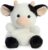 Aurora® Adorable Palm Pals™ Sweetie Cow™ Stuffed Animal – Pocket-Sized Play – Collectable Fun – White 5 Inches