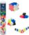 Plus Plus 240 Piece Interlocking Building Blocks for Kids, Open Ended Connecting Toys, Stem Bin Classroom Mini Manipulatives – Glow in Dark Play Tube