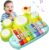 Kids Drum Set for Toddlers: Ohuhu 5 in 1 Baby Musical Instruments Musical Toys Children Drum kit Xylophone Microphone Piano Early Educational Learning Toy for Ages 18+ Months Girls Boys