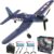 LEAMBE 4 Channel RC Plane – Ready to Fly Aerobatic Aircraft, Easy Control for Beginners, F4U Corsair RC Airplane Best Gift for Kids