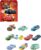 Mattel Disney and Pixar Cars Set of 10 Die-Cast Mini Racers Vehicles, Collectible Set of 1:55 Scale Toy Cars Inspired by Movies