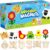 JOYIN 12 Wooden Magnet Creativity Arts & Crafts Painting Kit for Kids, Decorate Your Own Painting Gift for Easter Basket Stuffers, Birthday Parties and Family Crafts, Party Favors for Boys Girls