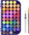 Paint Set, 48 Colors Non-toxic Watercolor Paint with a Brush Refillable a Water Brush Pen and Palette, Washable Water Color Paints Sets for Kids, Adults，and Artists