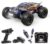 HYPER GO H16DR 1:16 Scale Ready to Run Fast Remote Control Car, High Speed Jump RC Monster Truck, Off Road RC Cars, 4WD All Terrain RTR RC Truck with 2 LiPo Batteries for Boys and Adults