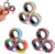 9Pcs Magnetic Rings Fidget Toy Set, ADHD Anxiety Magnetic Fidget Toys Adults Fidget Spinner Rings for Relief, Gifts for 8+ Year Old Teen Boy Girl