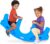 Simplay3 Rock and Roll Teeter Totter Seesaw – Rocking Fun for Two Toddlers or Kids Ages 18 Months to 5 Yrs- Sapphire, Made in USA