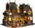 Flever Dollhouse Miniature DIY House Kit Creative Room with Furniture for Romantic Artwork Gift (Holo Magic City)