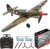 LEAMBE RC Plane 4 Channel Remote Control Airplane – Ready to Fly P-40 Warhawk RC Airplane for Beginners Adult with Xpilot Stabilization System & One Key Aerobatic