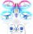 Force1 UFO 4000 Mini Drone for Kids – LED Remote Control Drone, Small RC Quadcopter for Beginners, 2.4GHz Remote Control, 360 Flips, 2 Speed UFO Drone, 2 RC Drone Toy Batteries, Flying Drones for Kids