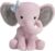 Bedtime Originals Twinkle Toes Pink Elephant Plush, Hazel, 1 Count (Pack of 1)