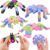 4 Pack Halloween Spiders Fidget Spinners Toys Stress Relief Toys for Kids Boys Girls Halloween Party Favors Halloween Treat Bags Gifts