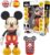 LEXiBOOK – Disney – Bilingual Mickey Robot – English/Spanish, 100 Educational quizzes, Light Effects, Dance, programmable, Articulated, Black/red – MCH01i2