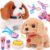 Plush Toys Puppy Electronic Toy Walking and Barking Dogs Tail Wagging Interactive Dog Toy for Kids Christmas Birthday Gift for Toddlers Girls 3 4 5 6 Year Old