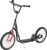 Aosom Youth Scooter Kick Scooter for Kids 5+ with Adjustable Handlebar 16″ Front and Rear Dual Brakes Inflatable Wheels