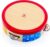 Hape Tap-Along Tambourine | Wooden Tambourine Drum for Kids, Musical Instrument for Children 12 Months and Up Multicolor, L: 6.5, W: 1.8, H: 6.5 inch