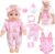 12″ Baby Doll Care Gift Set in Box with Dolls Carrier,Baby Dolls with Accessories Include Clothes Socks Bottle and Pacifier Pretend Play Toddler Toys for Kids Age 3+