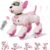 Programmable Robot Dog Toy with Voice Control for Kids, 2.4GHz Remote Control Robot Pet with Touch Sensors, Remote Control Dog Toy Over 20+ Responses, Robot Birthday Gift Toy for Girls