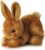 Aurora® Adorable Mini Flopsie™ Bitty Bunny™ Stuffed Animal – Playful Ease – Timeless Companions – Brown 8 Inches