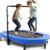 Kids Indoor Trampoline, ANCHEER 56″ Foldable Mini Trampoline with 5 Level Adjustable Handle Bar Double Trampoline for Kid and Adults with Reinforced Stitching, 220lbs Max Load