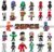 Action Figures, 26 PCS Superhero Adventures Ultimate Superhero Set, Mini Figures Toys Set, Ideal for Easter Eggs, Hero Cake Toppers, Collectibles, Party Favors, for Kids