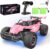 kolegend Remote Control Car for Girls 50+min Monster Trucks 20km/h 1:12 Scale 13 Inch All Terrains RC Truck with Flashing Chassis Lights Gift Toys for Girls Kids Boys