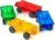 Magnetic Tiles Cars Construction Set – 4 PCS Magnetic Tiles Magnet Bricks Truck Sensory Toys, Educational Magnetic Cars Set Magnet Building Blocks for 3 4 5 6 7 8+ Year Old Girls Boys