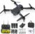 Mini Drone with Camera for Adults Kids, 1080P WiFi FPV Camera Drone with 3 Batteries, One-Click Take Off/Landing, Altitude Hold, Headless Mode, 360° Flips, 3-Gear Speeds, Emergency Stop, Carrying Case, Toys Gifts for Kids and Adults Beginner