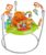 Fisher-Price Baby Bouncer Tiger Time Jumperoo Musical Activity Center with Lights Sounds & Developmental Toys