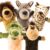 Animal Hand Puppets Set for Kids & Adults – 12.5″ Premium Quality Soft Plush Toys with Movable Mouths – Perfect for Storytelling, Teaching, Preschool, Role-Play – Durable, Vibrant, Educational Puppets