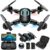 REDRIE Drone with Camera – Foldable Drone for Kids Adults with 1080P FPV Camera, Upgrade Altitude Hold, Gestures Selfie, Waypoint Fly, Headless Mode, 3D Flip, One Key Start, 3 Speed Mode, Circle Fly, 2 Batteries