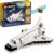 LEGO Creator 3 in 1 Space Shuttle Toys – Space Toys Building Set for Boys & Girls, Ages 6+ – Option to Build 2 Spaceships or Astronaut – Educational Gift for Kids Birthday & Holidays – 31134