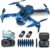 4K Drone for Kids Beginners,GPS,Emergency Stop,Headless Mode,Emergency Stop,Carrying Case,One Key Start,360 Flips,2 Batteries – Wireless Toys for Boys and Girls