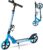 Kick Scooter for Kids Ages 8+ – Foldable, Lightweight, 8″ Big Wheels for Smooth Ride, 220lbs Max Load, with Water Cup Holder and Bell, Made with Aluminum, Bearing ABEC7 – Dark Blue