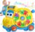 English Spanish Bilingual Learning Baby Toys 6 12 18 Months, Musical Educational Toys for Toddler 1-3, Spin Interactive School Bus Toys 1+ Year Old Boys Girls Kids Birthday