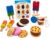 Melissa & Doug Wooden Frozen Treats Ice Cream Play Set (24 pcs) – Play Food and Accessories Food Toys for Toddlers and Kids 3+