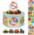 Wooden Activity Cube 9-in-1 Montessori Toys for 1+ Year Old Boys Girls Educational Learning Toys for Toddlers Age 1-2 One Year Old First Birthday Gift Bead Maze Magnetic Trains Track Shape Sorter