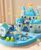 Princess Castle Toys Playset, Magnetic Control Moving Dream House with 2 Mini Figures, Kids Toys Play House with Light & Music for Pretend Play, Doll House Playset Gift for Girls Ages 3+