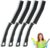 Bestylez 4PCS Crevice Cleaning Brush Skinny Hard Bristle Fine Gap Brush Multifunction Grout Brushes for Dead Corner Groove Tiles Gap