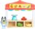 Bluey Mini Playsets Farmers Market Playset | Includes Articulated Figure with Shopping Bag and Accessories | with Dollarbucks