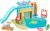 Peppa Pig Toys Peppa’s Waterpark Playset, Peppa Pig Playset with 2 Peppa Pig Figures, Preschool Toys for 3 Year Old Girls and Boys and Up