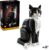 LEGO Ideas Tuxedo Cat, Home Décor, Cat Gift Idea for Animal-Lovers, Cat Lover Gifts, Collectible Model, Creative Activity, Building Set for Adults, 21349