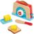 Melissa & Doug Bread and Butter Toaster Set (9 pcs) – Wooden Play Food and Kitchen Accessories