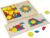 Melissa & Doug Pattern Blocks and Boards – Wooden Classic Toy With 120 Solid Wood Shapes and 5 Double-Sided Panels, Multi-colored – STEAM Animals, Tangrams Puzzle For Kids Ages 3+