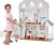 Teamson Kids – Dreamland Farm House Wooden Pretend Play Doll House Dollhouse For 12″ Doll with 14 Pieces of Furniture – White / Gray